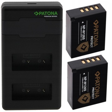 2x Akumulator Patona Fuji NP-W126 PROTECT + ładowa