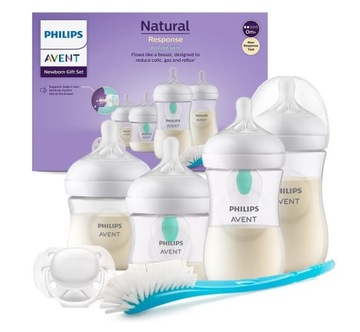 AVENT SCD657/11 ZESTAW ANTYKOLKOWY BUTELEK RESPONSYWNYCH Z WKŁADKĄ AIR FREE