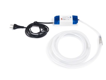ZESTAW TAŚMA LED NEON 24V 2M IP67 CZERWONY CW