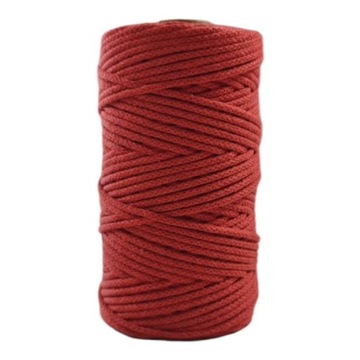 Makrama Sznurek PLECIONY 3 mm coral 100 m