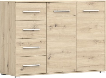 Komoda FRIDA 01 135 Duża pojemna szuflady półki KOLORY PRODUCENT