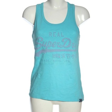 SUPERDRY Tanktop Rozm. EU 32 niebieski Tank Top