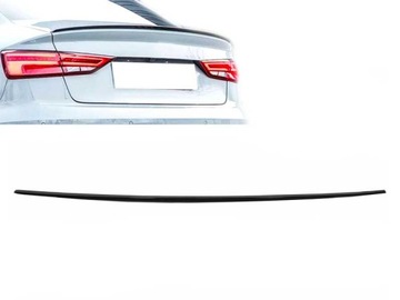Spoiler Audi A3 S3 8V Sedan 13-22 Lotka Czarny Połysk RS3