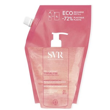 SVR TOPIALYSE GEL LAVANT ŻEL DO MYCIA CIAŁA 1000 ML WKŁAD UZUPEŁNIAJĄCY