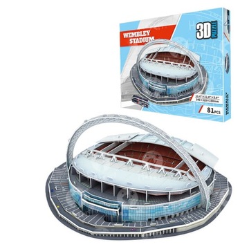 Stadion piłkarski - WEMBLEY - Puzzle 3D 81 el