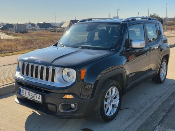 Jeep Renegade SUV 1.4 MultiAir 140KM 2017 Jeep Renegade I 1,4 MultiAir 140 KM Limited Komputer Tempomat Serwis Xenon