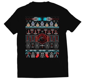 KOSZULKA ŚWIĄTECZNA STAR WARS GWIEZDNE WOJNY XL
