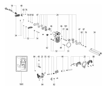 Переключатель Metabo для торцовочной пилы KGS 254 M 02540000