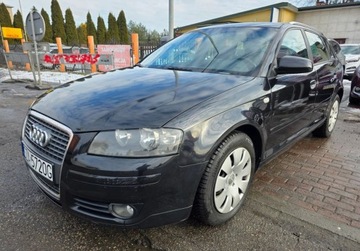 Audi A3 8P Hatchback 3d 2.0 TDI PD 140KM 2005 Audi A3 Sportback 2.0DieselQUATTROZarejestrowana w Polscekomplet alufelg, zdjęcie 3