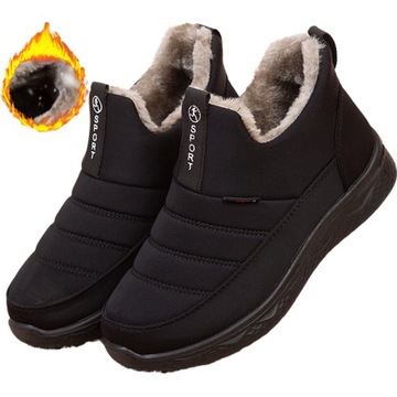 ŚNIEGOWCE DAMSKIE OCIEPLANE BUTY NA ŚNIEG ZIMOWE