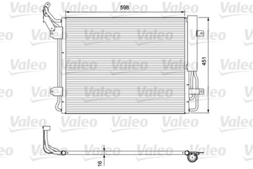 814091 VALEO KONDENZÁTOR VW TIGUAN