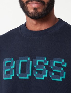 Hugo Boss Boss Męskie logo, Dark Blue404, Xl