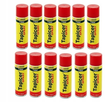 НАБОР клея TAPICER SPRAY ANSER для обивочной пены и губок, 3 шт, 500 мл