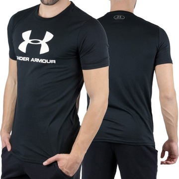 KOSZULKA MĘSKA UNDER ARMOUR T-SHIRT SZYBKOSCHNĄCA BAWEŁNA SPORTOWA 1329590