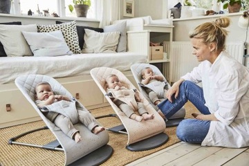 BABYBJORN Шезлонг Bliss Mesh, жемчужно-розовый