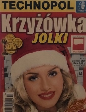 Krzyżówki Krzyżówka JOLKI 12/2020 TECHNOPOL