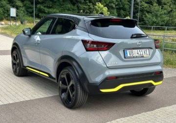Nissan Juke II Crossover 1.0 DIG-T 114KM 2022 Nissan Juke 1.0 benzyna, KIIRO, JAK NOWY Niski Przebieg Benzyna 114KM, zdjęcie 3