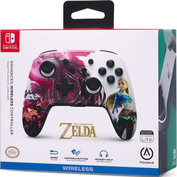 PowerA SWITCH Pad bezprzewodowy Zelda Blood Moon