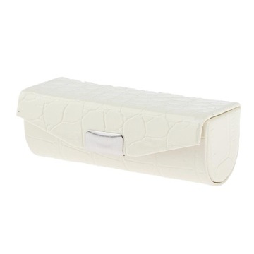 Прочный мягкий кожаный чехол-органайзер белый