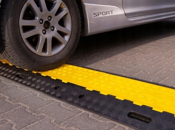 ЗАЩИТНЫЙ РАЗВЕТ КАБЕЛЯ РЕЗИНОВЫЙ ПОРОГ ПЛАТФОРМА ПОКРЫТИЕ КАБЕЛЯ 3 КАНАЛА ДО 10 ТОНН