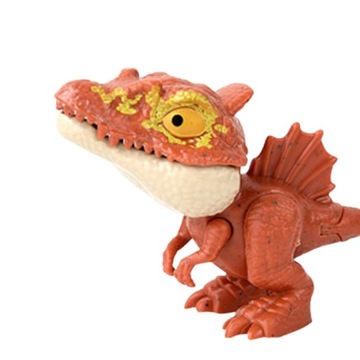Игрушка Динозавр Кусающийся Палец Рука Коричневый S