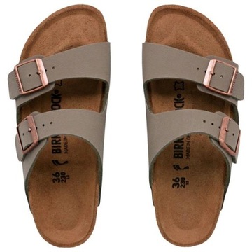 Klapki Damskie Birkenstock 0151213 ARIZONA BFBC NARROW Beżowe 37