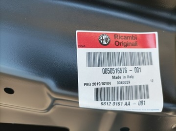 ALFA ROMEO MITO VÍKO KUFRU KUFRU NOVÁ ORIGINÁLNÍ