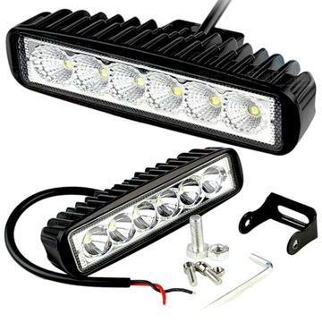 LED 18W HALOGEN SZPERACZ LAMPA ROBOCZA 12V 24V