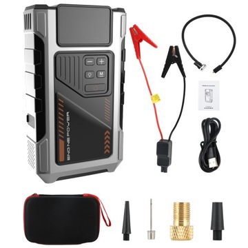 Пусковое устройство Booster 150PSI Компрессор Стартер 6000А 26800мАч 5 в 1