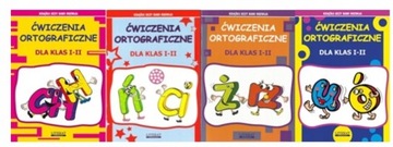 ĆWICZENIA ORTORAFICZNE zestaw 4 sztuki kl. 1 2