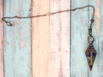 WISIOREK WAHADŁO ORGONIT RADIESTEZYJNE AGAT TURKUS DOBRE SAMOPOCZUCIE