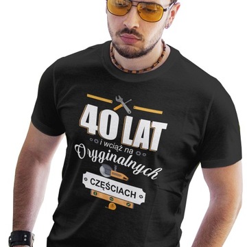 Koszulka na 40 urodziny na czterdziestkę XL