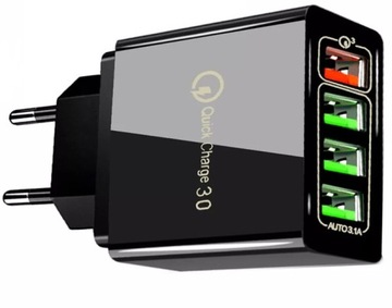 Ładowarka 4xUSB Quick Charge 3.0 QC 3.1A 18W