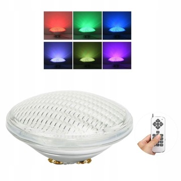 Светодиодная лампа для бассейна с дистанционным управлением PAR56 RGB 3500 лм 35 Вт