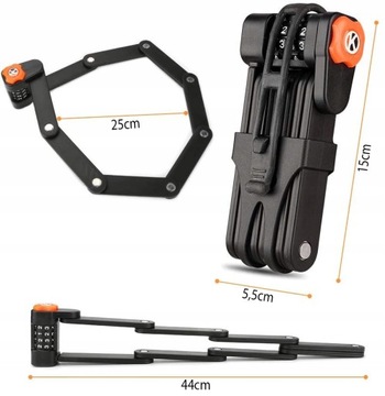 ВЕЛОСИПЕДНЫЙ ЗАМОК ДЛЯ ВЕЛОСИПЕДА ВЕЛОСИПЕДНЫЙ ЗАМОК С КОДОМ КОД ЗАКАЛЕННАЯ СТАЛЬ