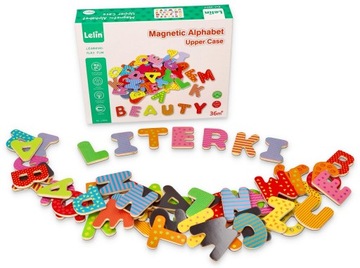 LELIN ИГРУШКИ ДЛЯ ДЕТЕЙ МАГНИТЫ ПОЛЬСКИЙ АЛФАВИТ