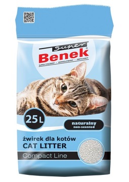 Żwirek Super Benek Compact 25l