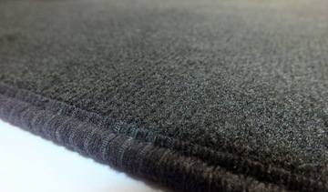 Lancia Voyager 2011-2016 эксклюзивные черные велюровые коврики с резиной