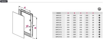 Awenta Mpcv2 Маскировая дверь 15x20