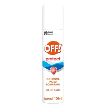 OFF! PROTECT SPRAY ODSTRASZAJĄCY OWADY 15% DEET 100ML DLA CAŁEJ RODZINY