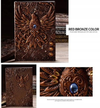 Кожаный блокнот А5 в стиле ретро, ​​блокноты, дневники, 3D-планировщики