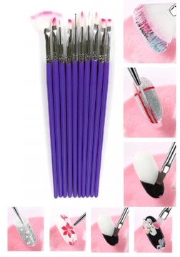 Набор для сборки Silcare, 5 гелевых кистей BASE ONE