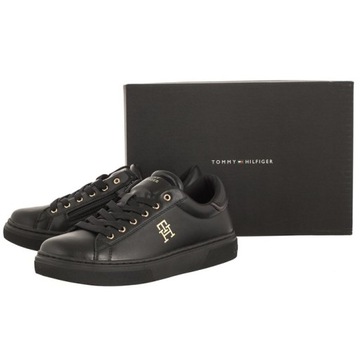 Buty Sneakersy Tommy Hilfiger Monogram Czarne