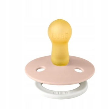 Соска-пустышка BIBS SOOTHING 6+ HEVEA RUBBER 2 шт. СВЕТИТСЯ В ТЕМНОТЕ