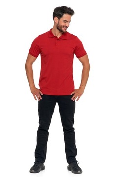 Koszulka Polo Męska Elegancka Klasyczna Gładka Bawełna Premium MORAJ L