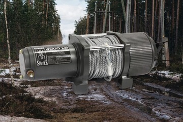 ЛЕБЕДКА ДЛЯ СТАЛЬНОГО КАНАДА QUAD 12 В, 4000 фунтов