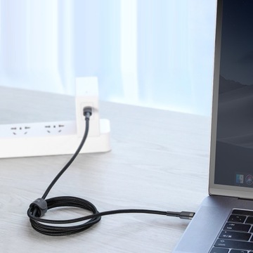 Прочный кабель BASEUS USB-C БЫСТРАЯ ЗАРЯДКА TYPE-C TYPE-C PD 60 Вт QC 3,0 1 м