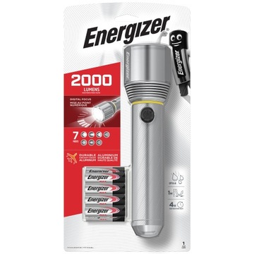 Latarka ENERGIZER Metal Vision HD Focus 9*AA 2000