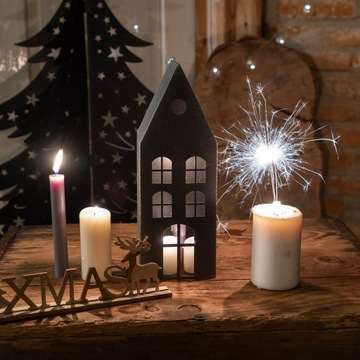 ДОМ СВЕТОДИОДНЫЙ ФОНАРЬ СВЕЧИ ФОНАРЬ РУЧНОЙ РАБОТЫ СЕРЕБРЯНАЯ ЛАМПА С БЛЕСКАМИ