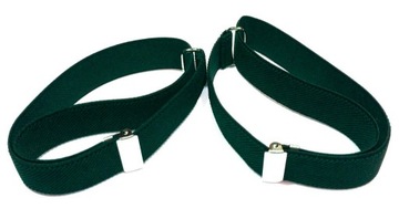 ZIELONE OPASKI DO RĘKAWÓW KOSZULI KELNERSKIE RĘKĘ